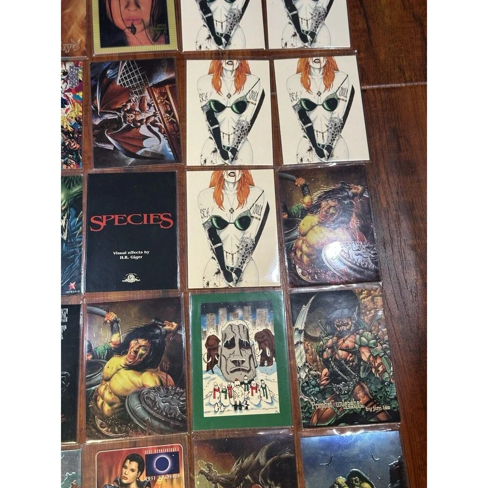Lot of (46) Non-Sport Trading Promo Cards - Comics, Elvira, Fantasy & Adult Art